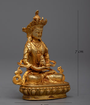 Amitayus Buddha Machine Statue | Symbol of Eternal Life and Spiritual Blessin