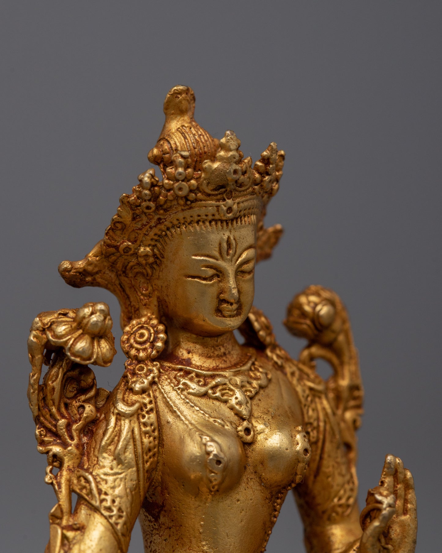 White Tara Machine Made Statue | Symbol of Compassion and Healing Grace