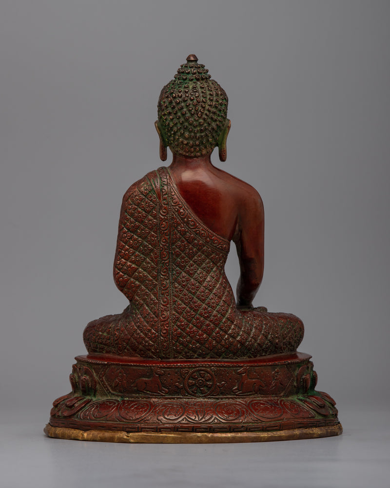 Handcrafted Shakyamuni Buddha Statue | Serene Decor for Spiritual Spaces