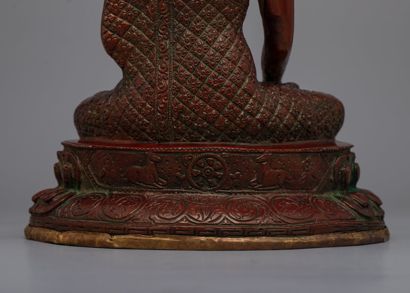 Handcrafted Shakyamuni Buddha Statue | Serene Decor for Spiritual Spaces