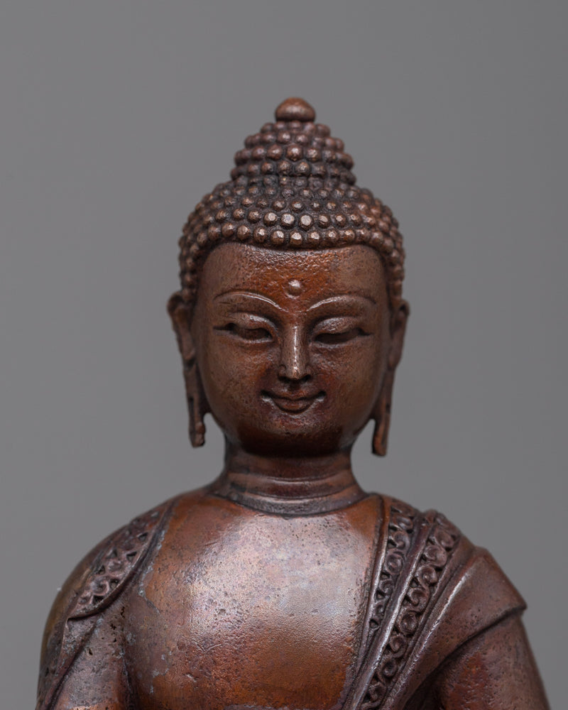 Machine Made Shakyamuni Buddha Statue | Ideal for Spiritual Devotion and Decorative Display