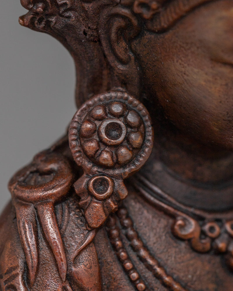 Primordial Buddha Vajradhara Statue | Copper Statue Made up of Machine