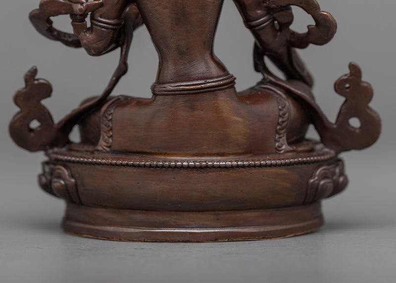 Tibetan Arya Green Tara Statue | Enlightened Presence for Your Altar