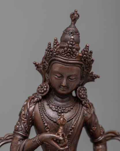 Copper Machine Made Vajrasattva Statue | Symbol of Purification and Transformation