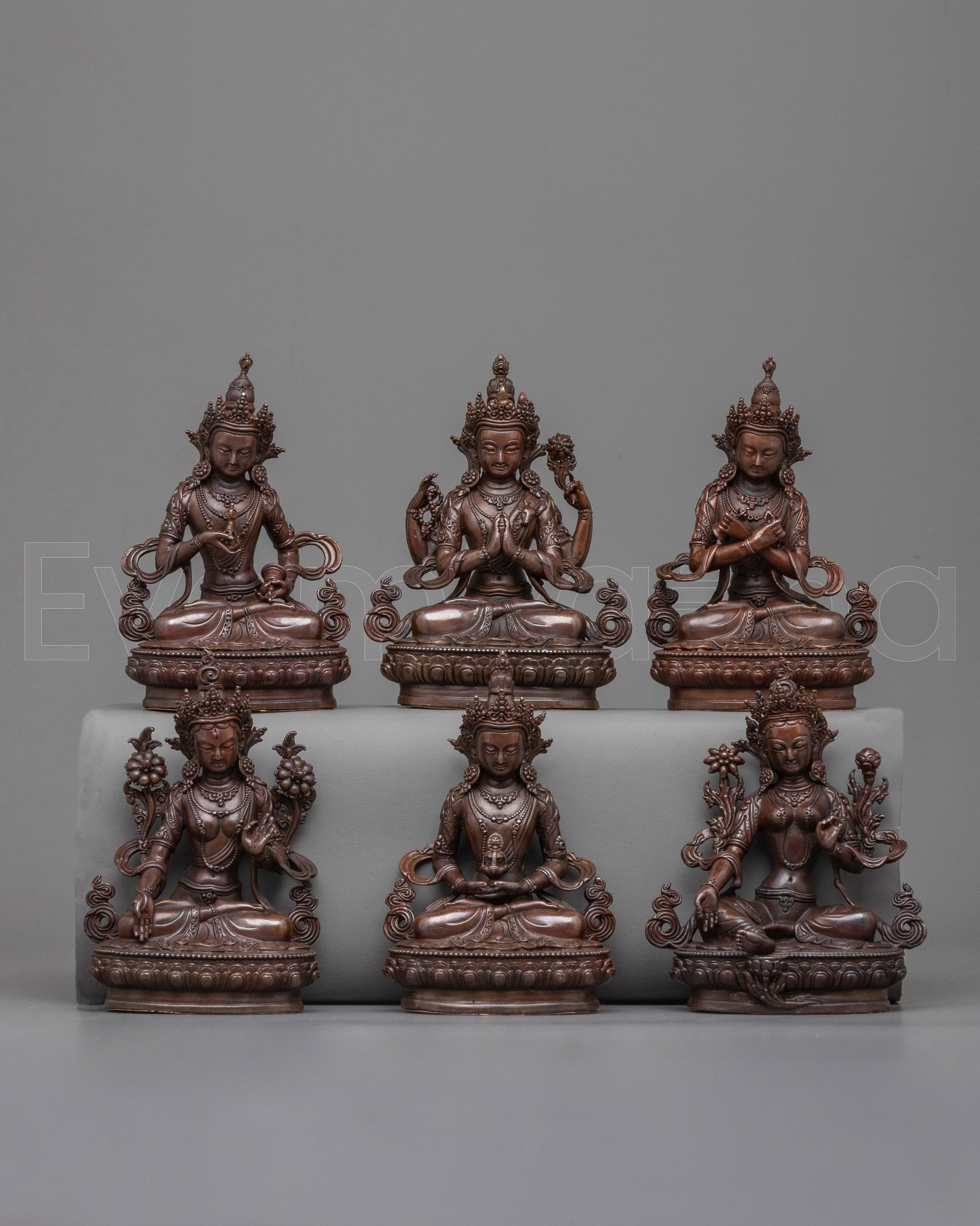 Six Bodhisattva Deities Set