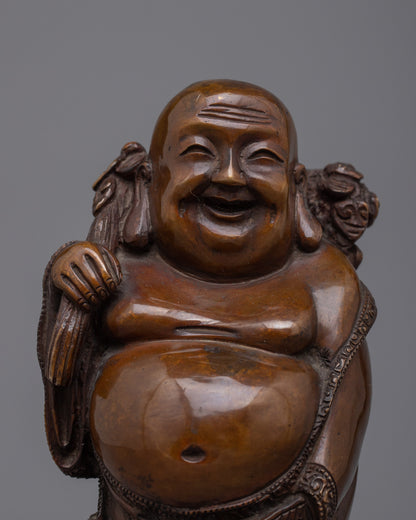 Laughing Buddha Statue | Serene Decor Piece for Peace and Happiness