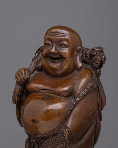 Laughing Buddha Statue | Serene Decor Piece for Peace and Happiness