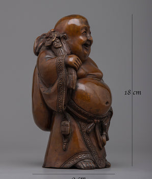 Laughing Buddha Statue | Serene Decor Piece for Peace and Happiness
