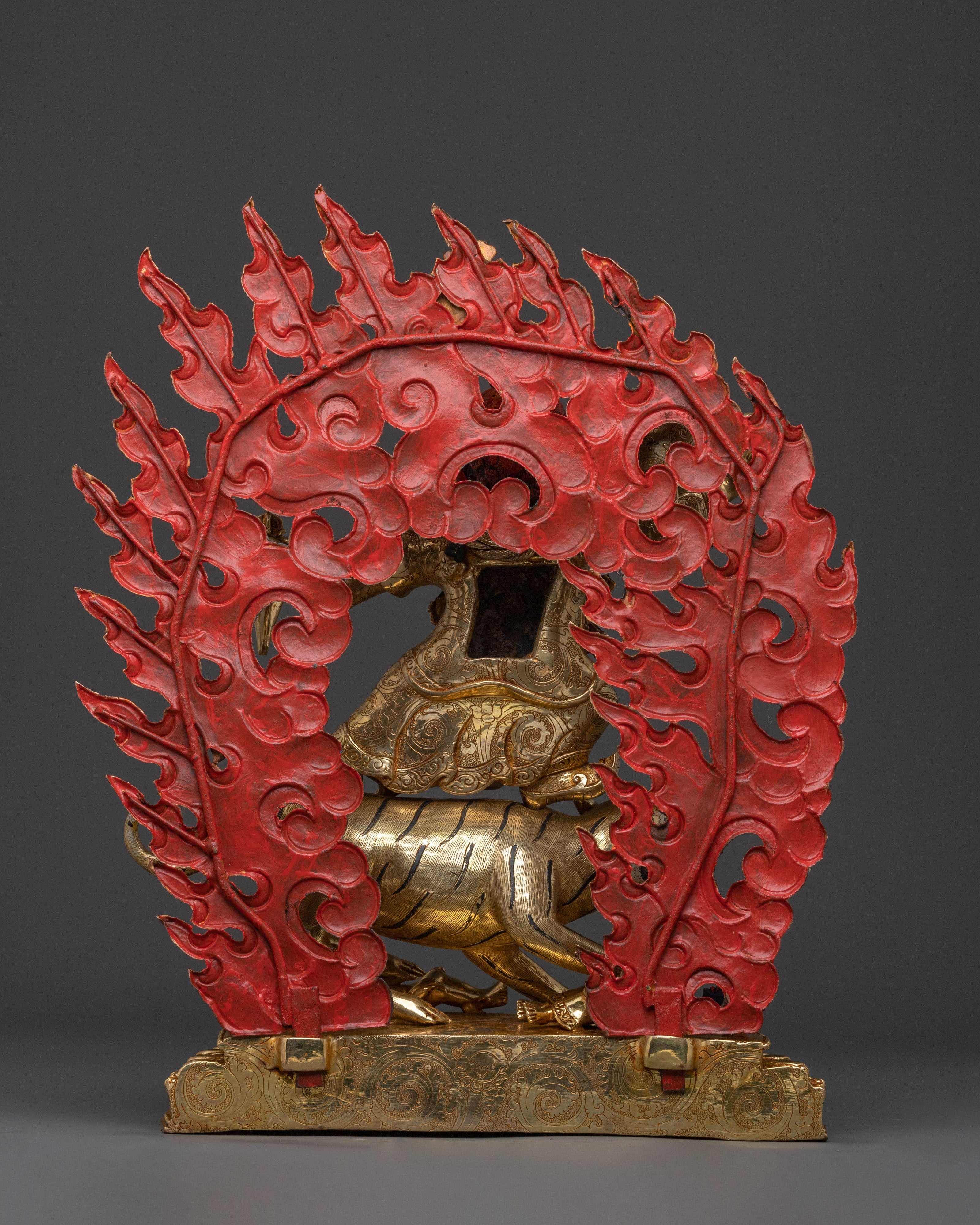 Spiritual Dorje Drollo Vajra Protector Statue | Tibetan Buddhist Sculpture