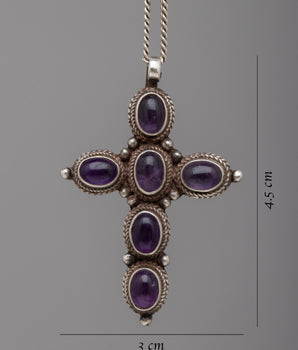 Amethyst Locket Pendant | Perfect Gift for Her with Healing Properties