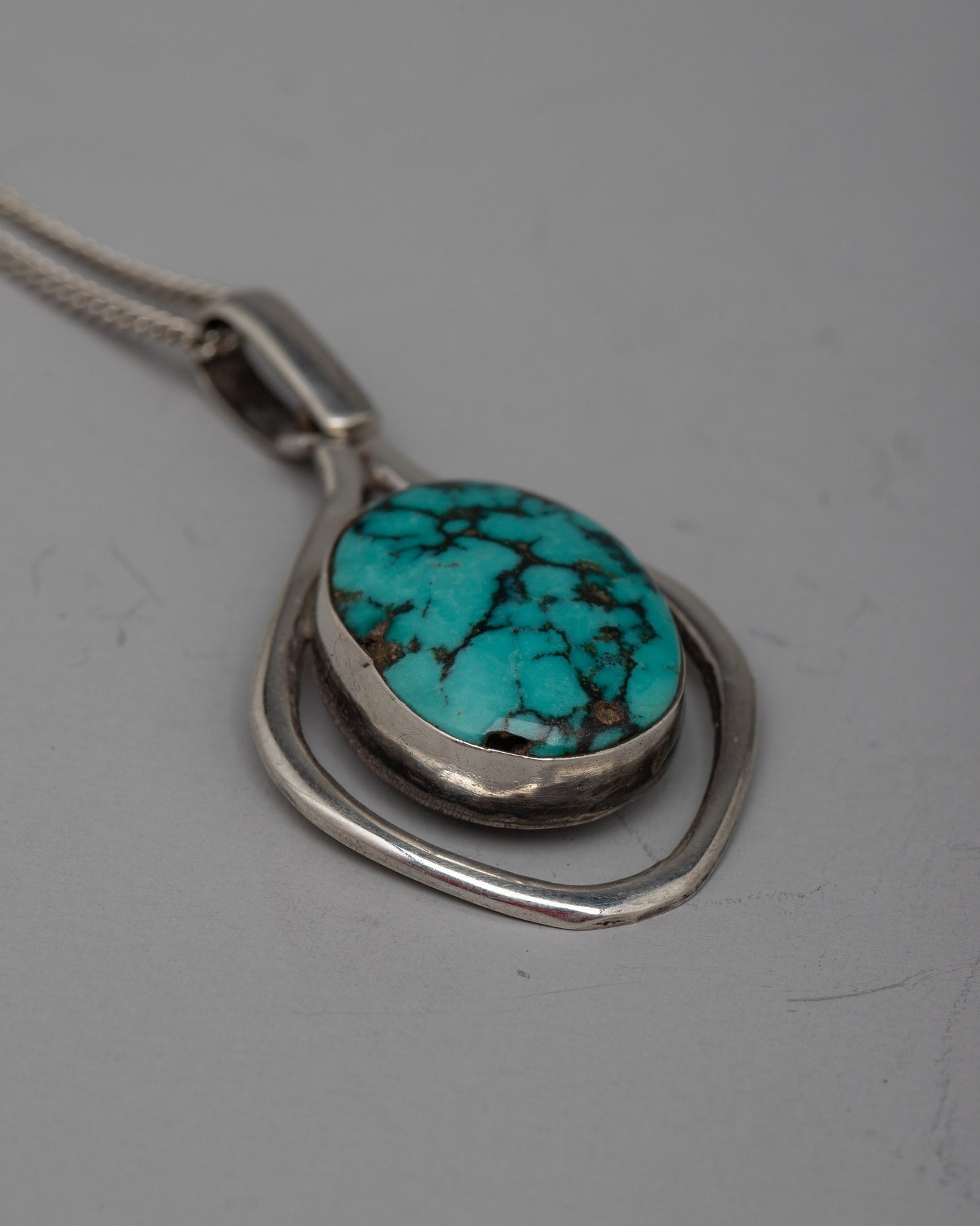 Silver Turquoise Locket | Perfect Gift for Her with Vibrant Blue Hue