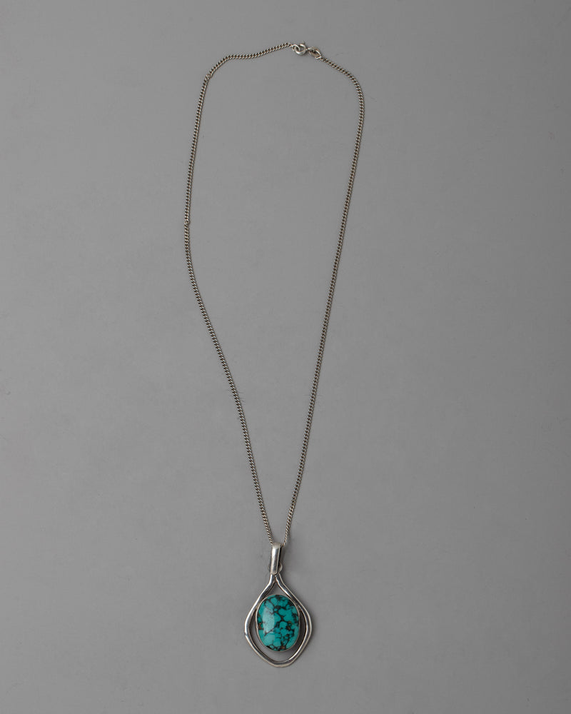 Silver Turquoise Locket | Perfect Gift for Her with Vibrant Blue Hue