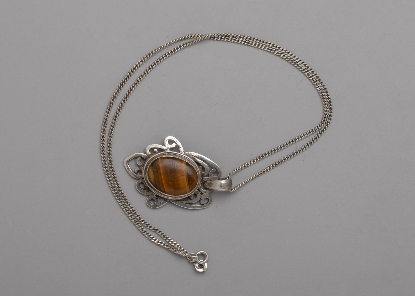 Tiger Eye Stone Locket | Jewelry Piece with Mystical Appeal