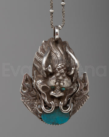 Garuda Turquoise Pendant