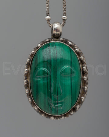 Malachite Locket