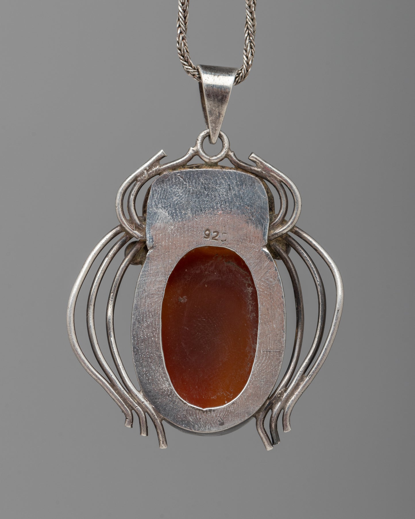 Carnelian Gemstone Locket | Jewelry with a Touch of Warm Energy