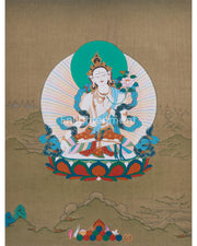 female-bodhisattva-white-tara-painting