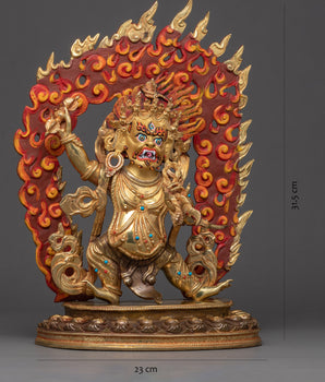 Vajrapani Sculpture | Traditionally Hand Carved Buddhist Art