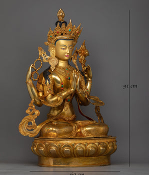 chenrezig-handcrafted-sculpture