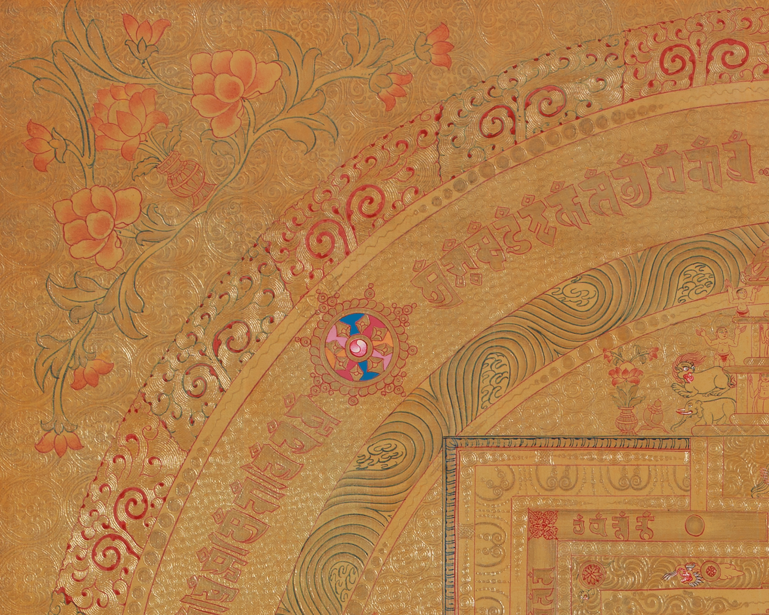 Spiritual Buddhist Kalachakra Mandala | Meditation, Harmony, and Enlightened Wisdom