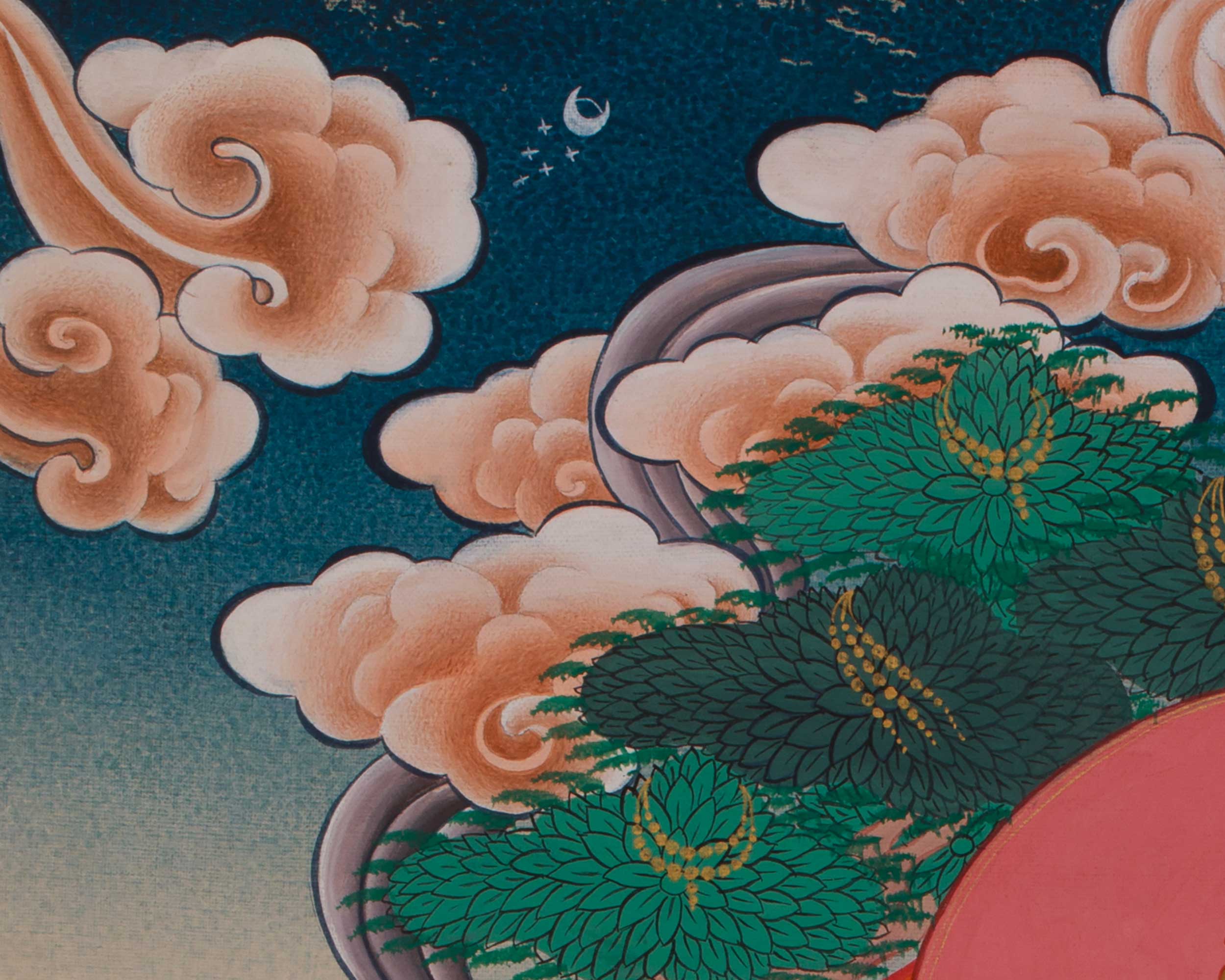Traditional Thangka of Namgyalma | Buddhist Deity of Longevity