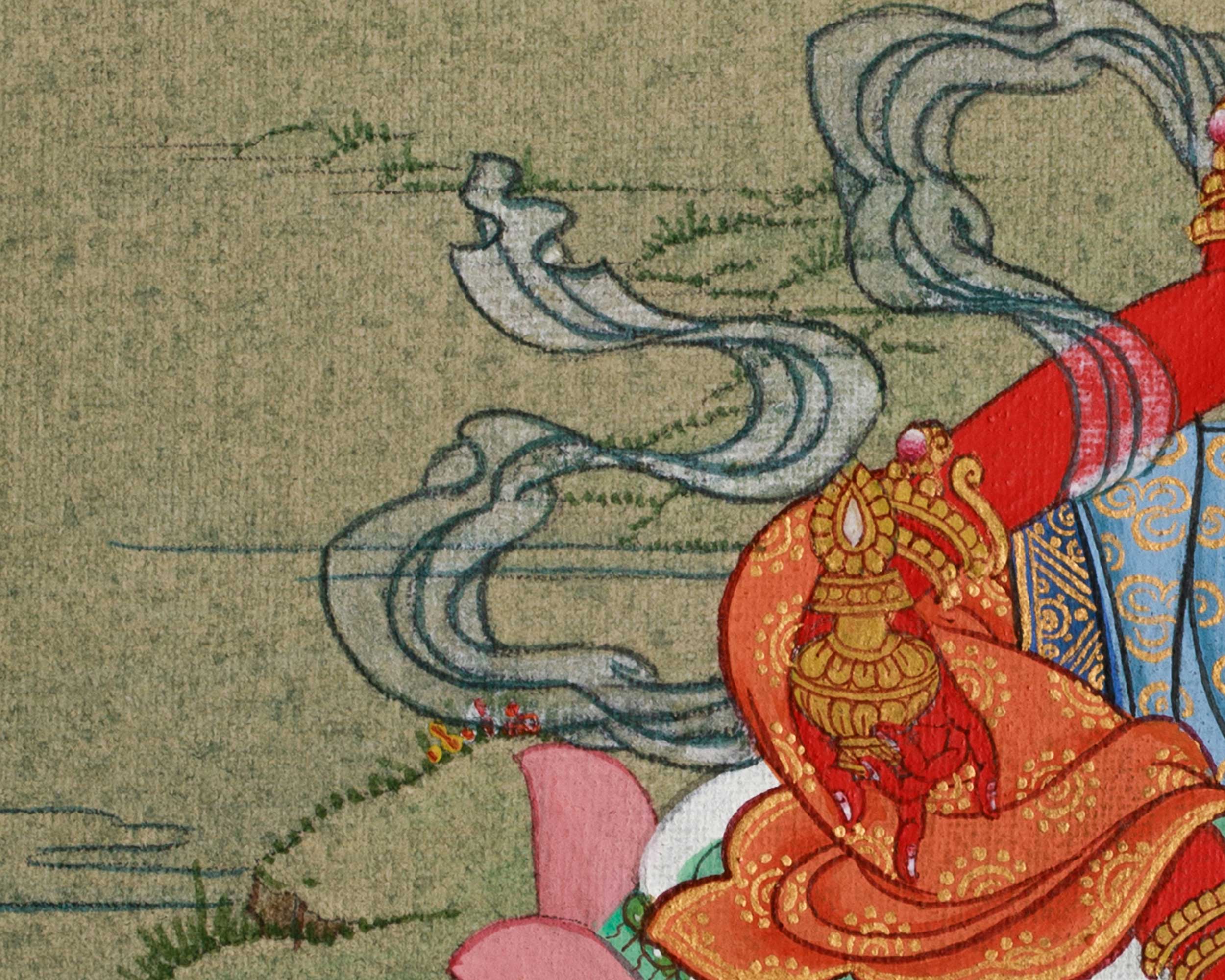 Himalayan Red Tara Thangka | Goddess of Protection and Compassion