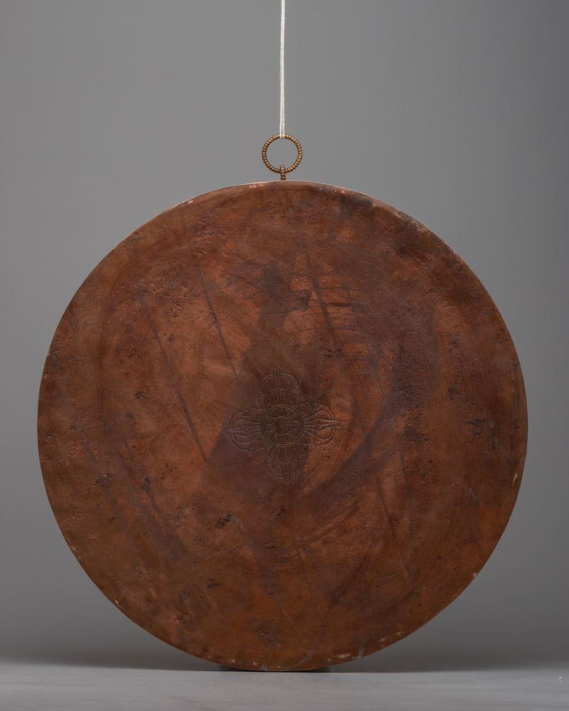 Circular Copper Mandala | Bohemian Wall Decor for Spiritual Enrichment