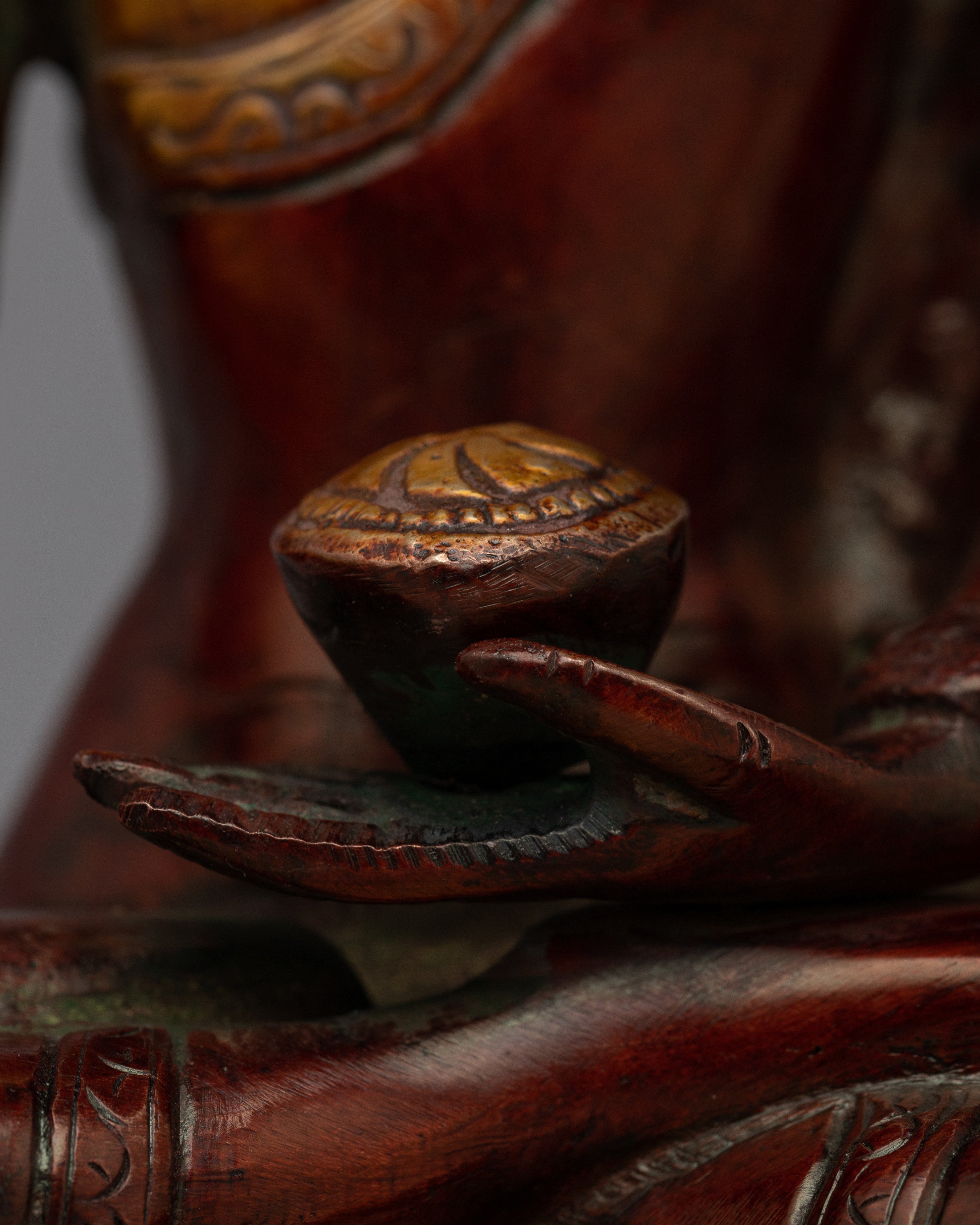 Scared Brass Shakyamuni Buddha Statue | Honoring Spiritual Traditions