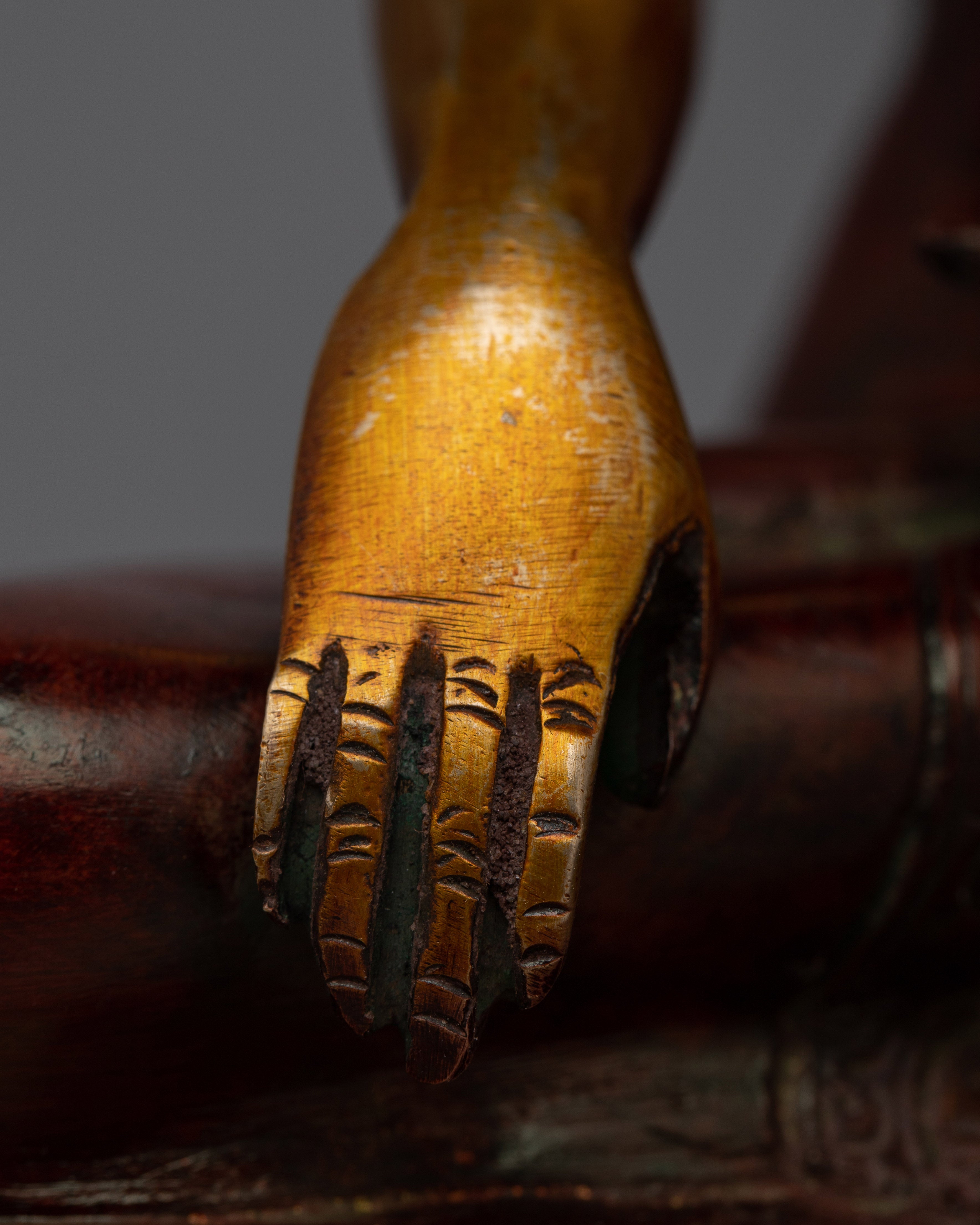 Scared Brass Shakyamuni Buddha Statue | Honoring Spiritual Traditions