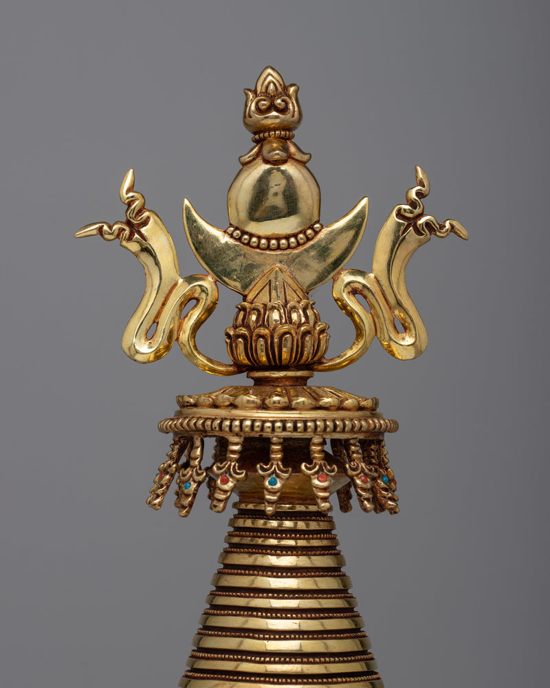 Tibetan Style Kadampa Chaitya Stupa | Symbol of Enlightenment and Spiritual Connection