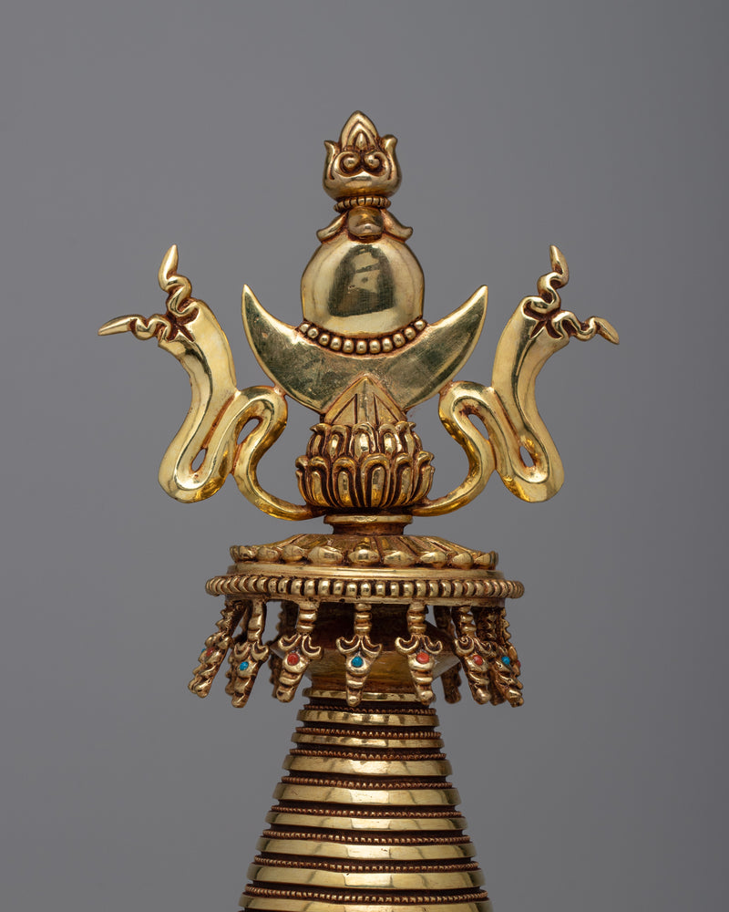 Tibetan Style Kadampa Chaitya Stupa | Symbol of Enlightenment and Spiritual Connection