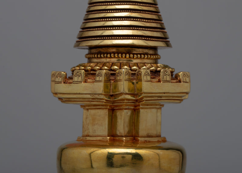 Tibetan Style Kadampa Chaitya Stupa | Symbol of Enlightenment and Spiritual Connection