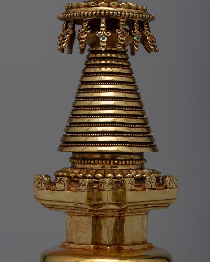 Tibetan Style Kadampa Chaitya Stupa | Symbol of Enlightenment and Spiritual Connection