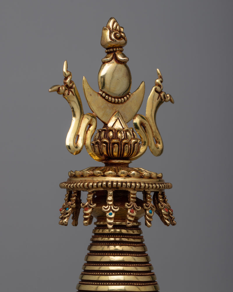 Tibetan Style Kadampa Chaitya Stupa | Symbol of Enlightenment and Spiritual Connection