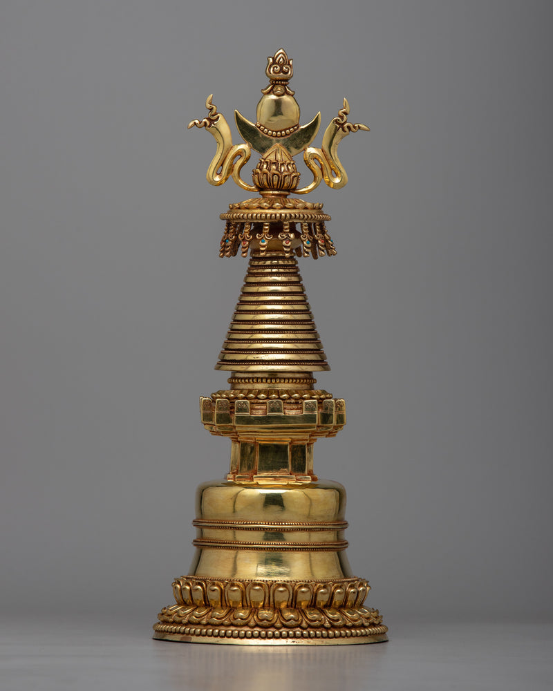 Tibetan Style Kadampa Chaitya Stupa | Symbol of Enlightenment and Spiritual Connection