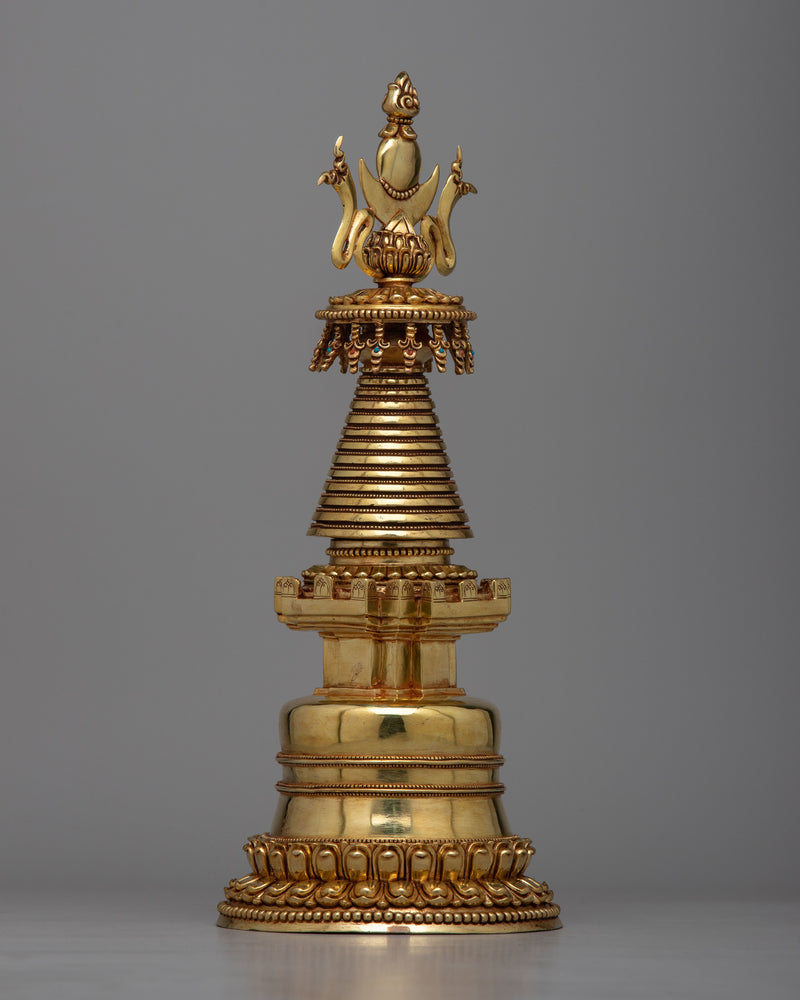 Tibetan Style Kadampa Chaitya Stupa | Symbol of Enlightenment and Spiritual Connection