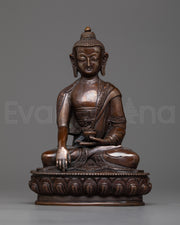 Shakyamuni Buddha Copper Statue