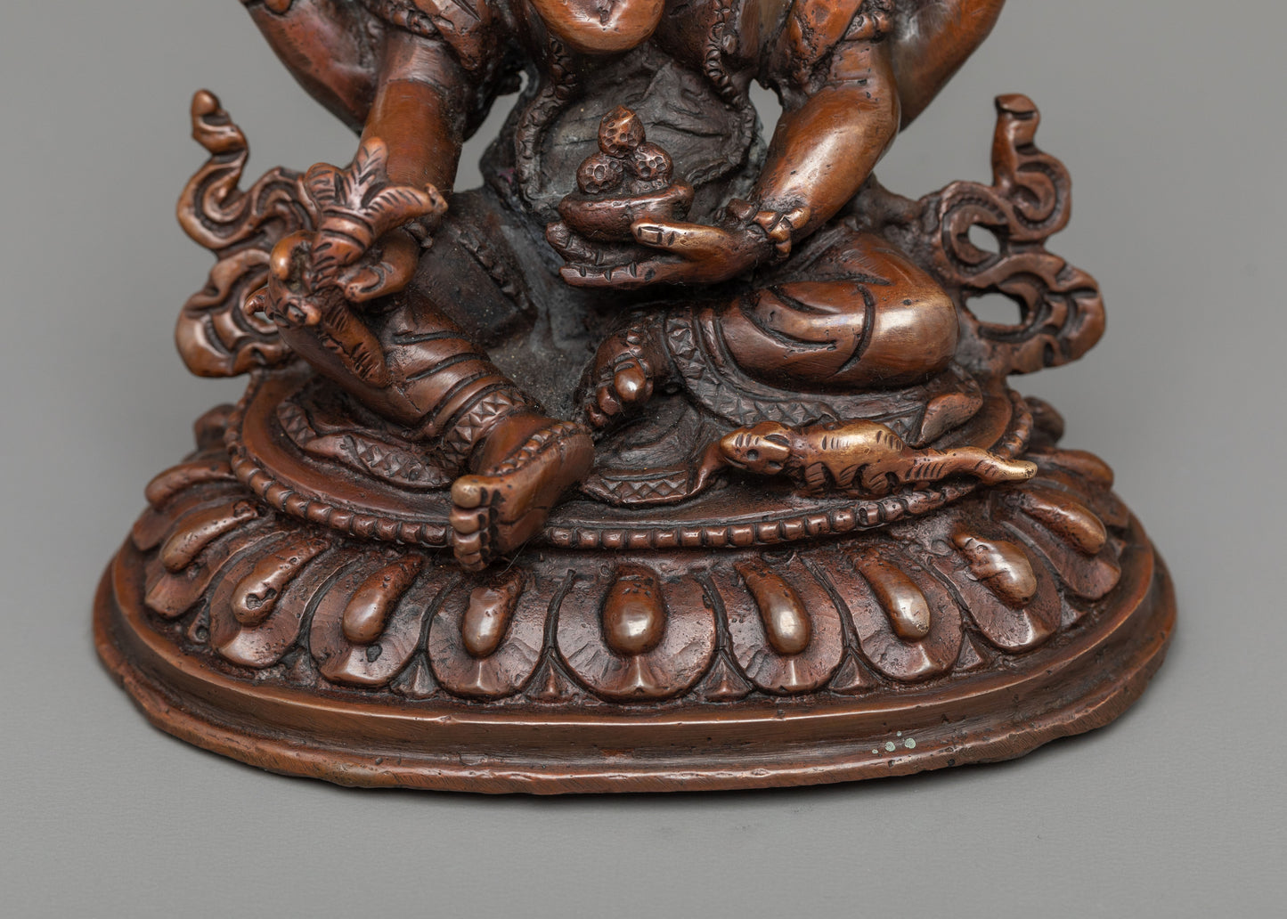 Ganesh Oxidized Copper Statue | Infusing Sacred Spaces with Blessings and Spiritual Protection