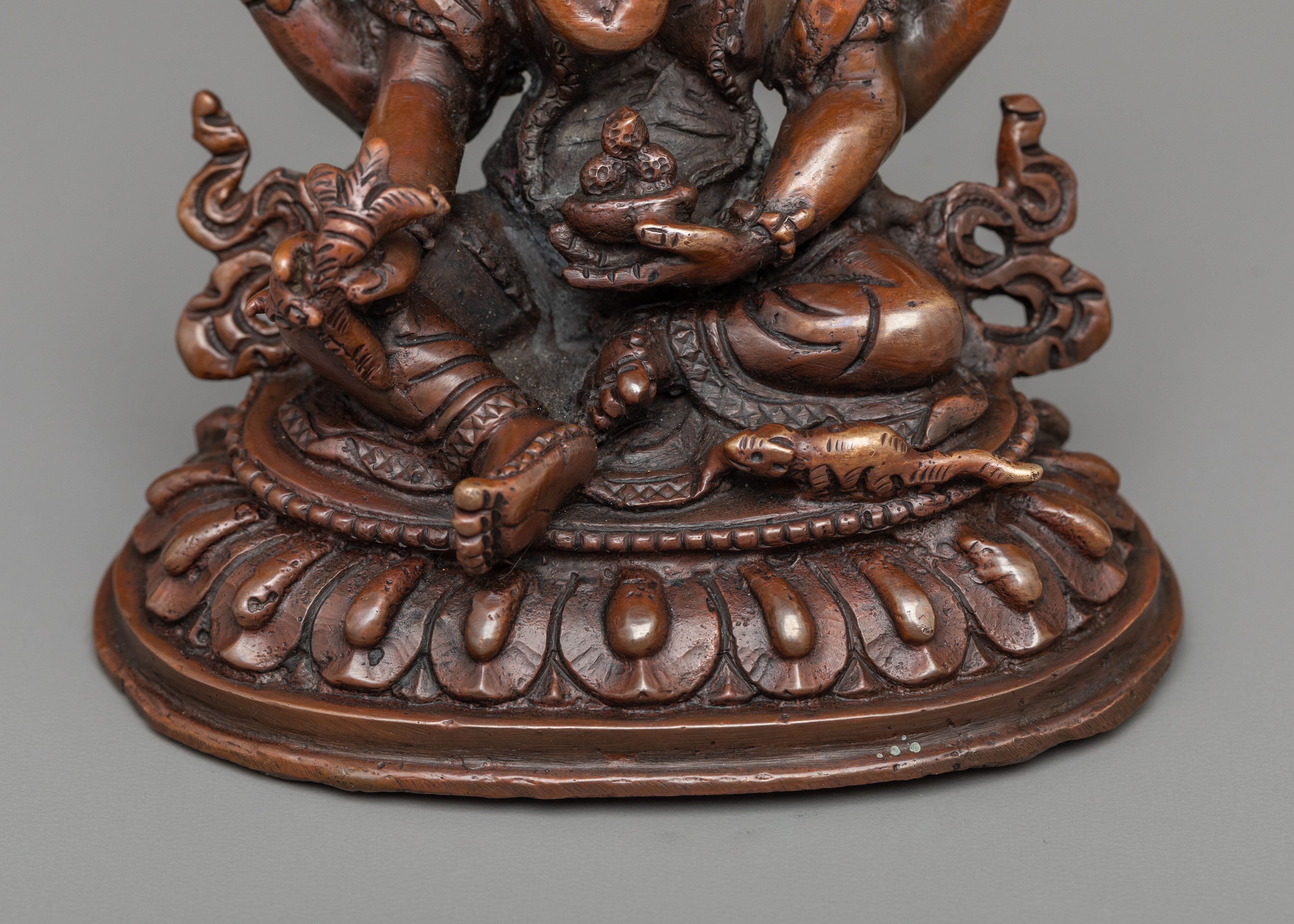 Ganesh Oxidized Copper Statue | Infusing Sacred Spaces with Blessings and Spiritual Protection