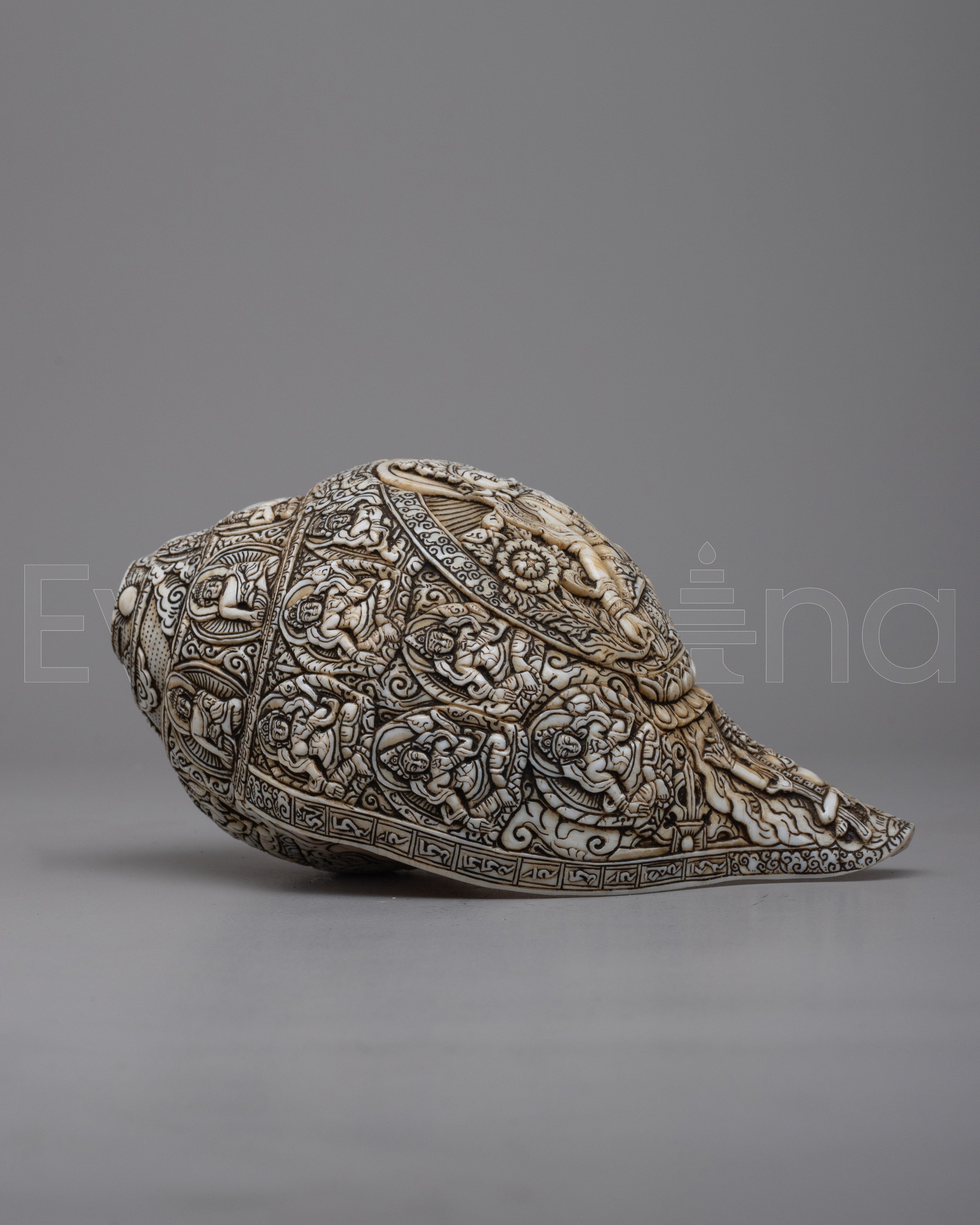  Carved Buddhist Sankha