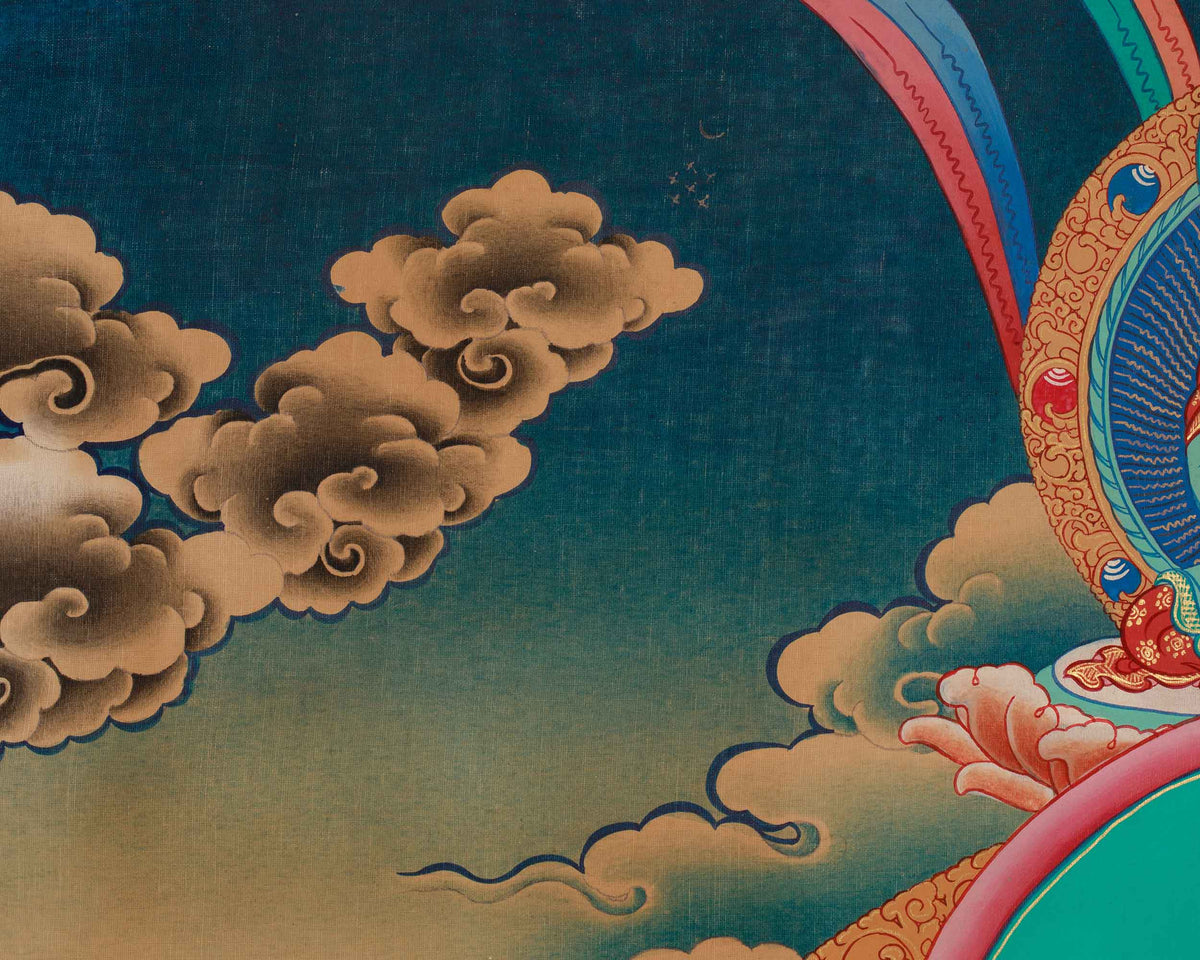 Spiritual Thangka Of Guru Rinpoche | Guru Padmasambhava
