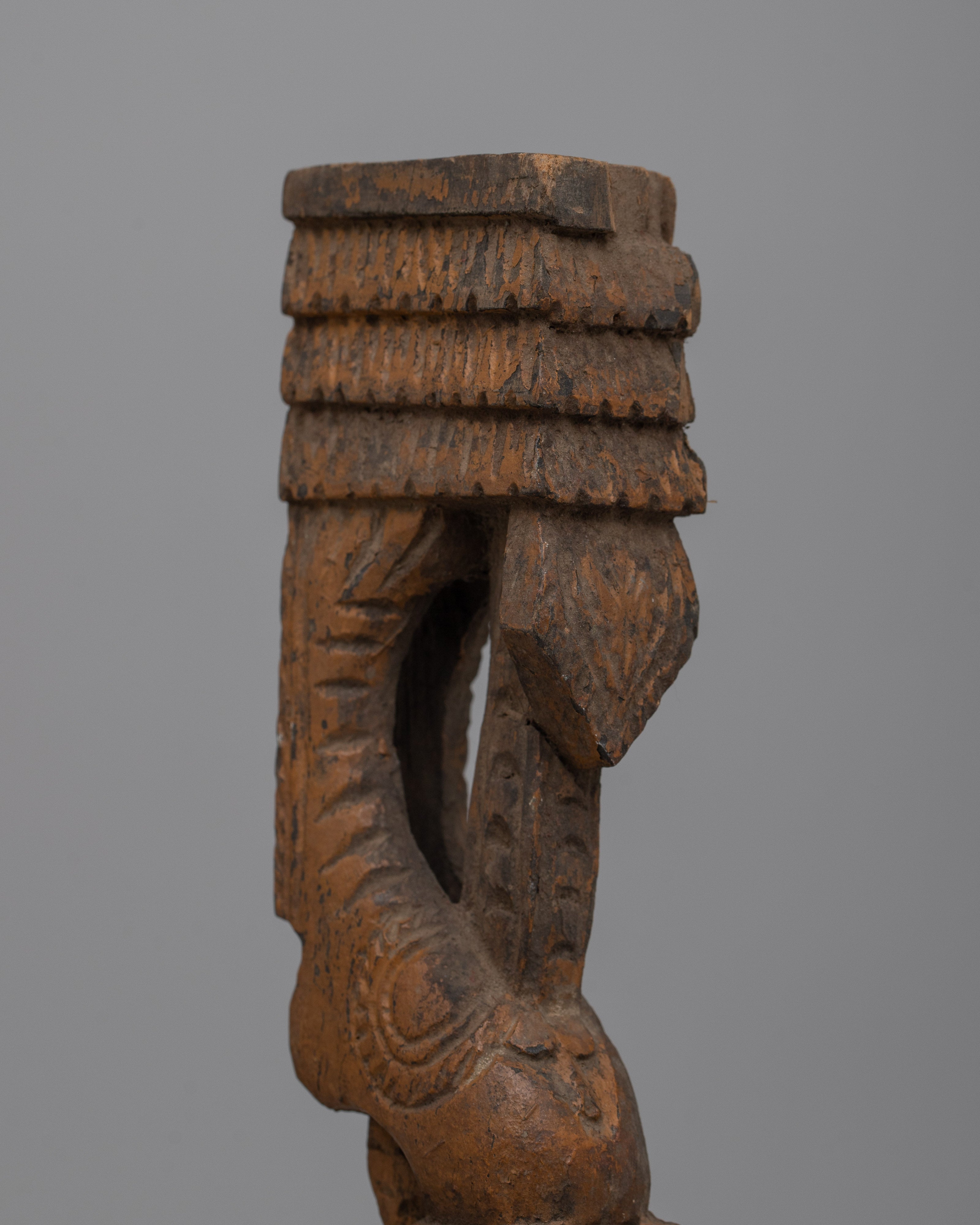 Traditional Tibetan Strutt Tudal | Vintage Decorative Piece Used in Temple
