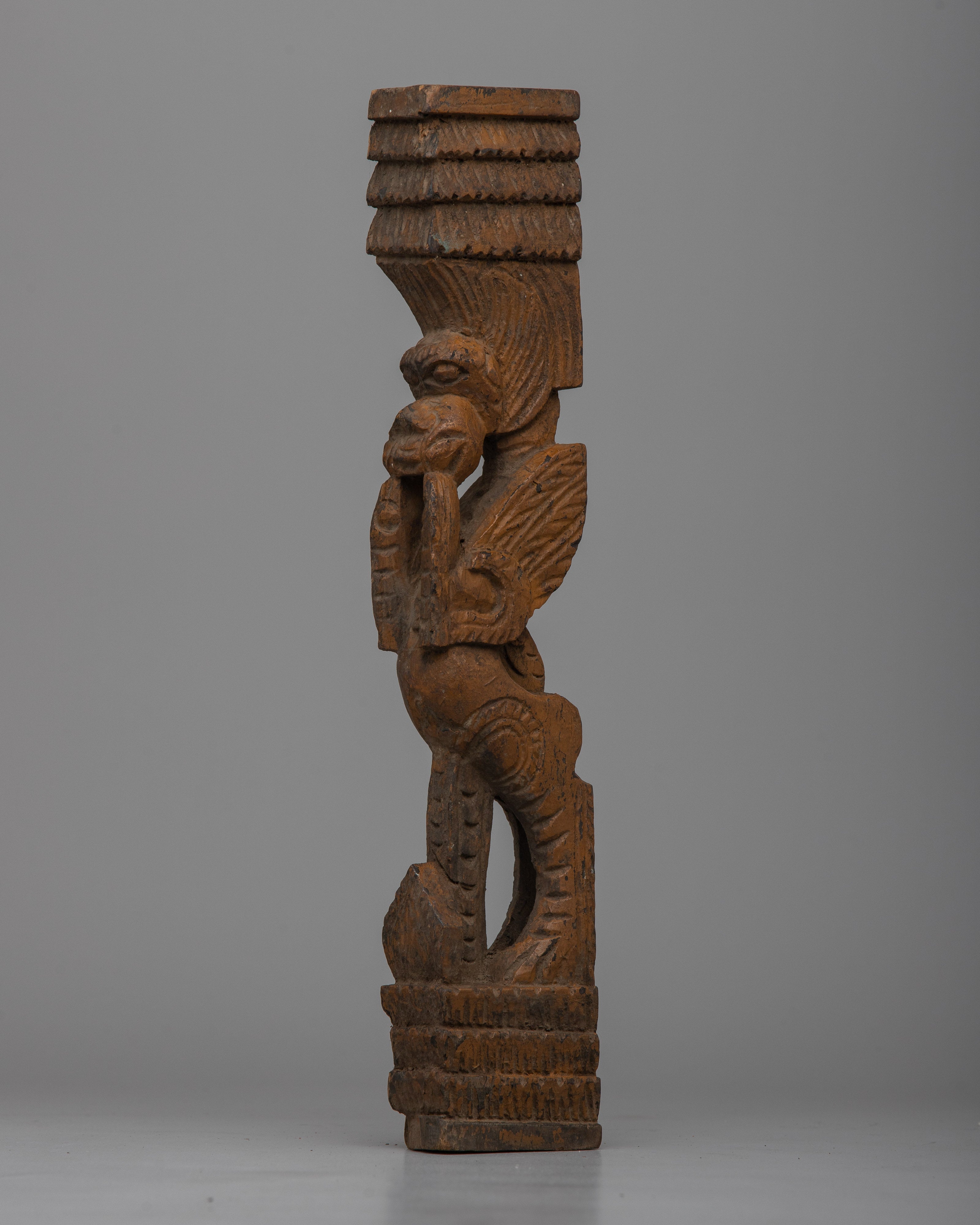 Traditional Tibetan Strutt Tudal | Vintage Decorative Piece Used in Temple