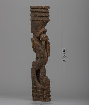 Traditional Tibetan Strutt Tudal | Vintage Decorative Piece Used in Temple