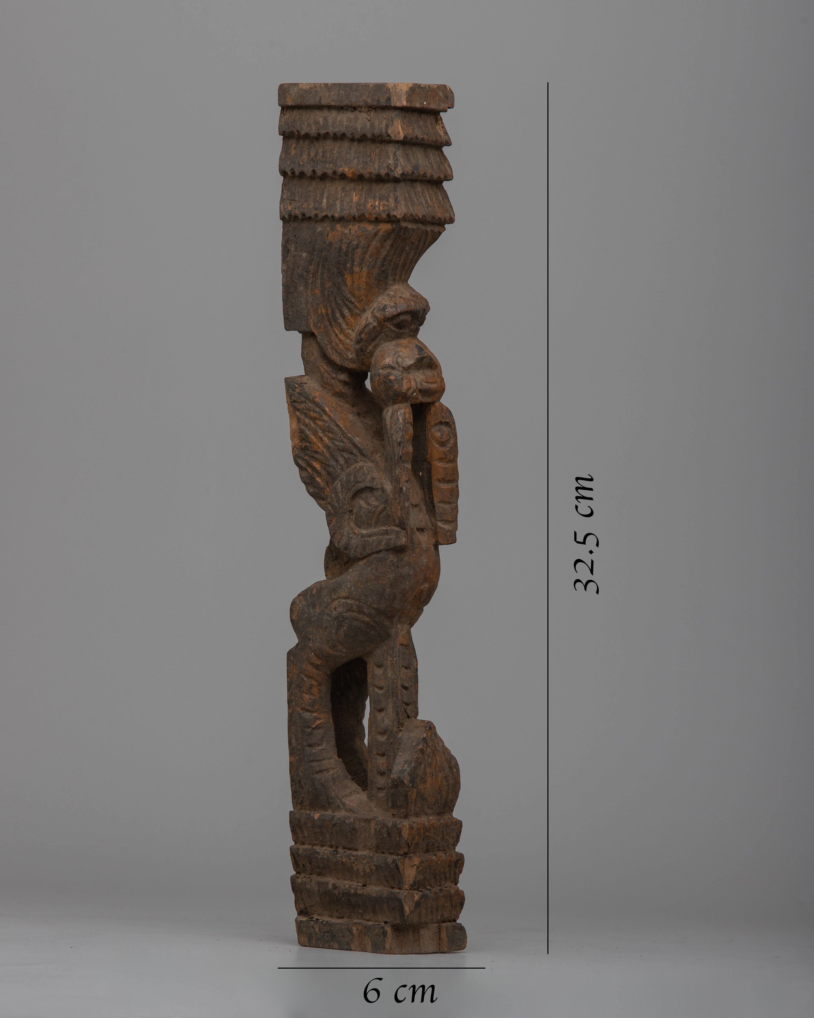 Traditional Tibetan Strutt Tudal | Vintage Decorative Piece Used in Temple