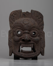 Wooden Mask of Mahakala