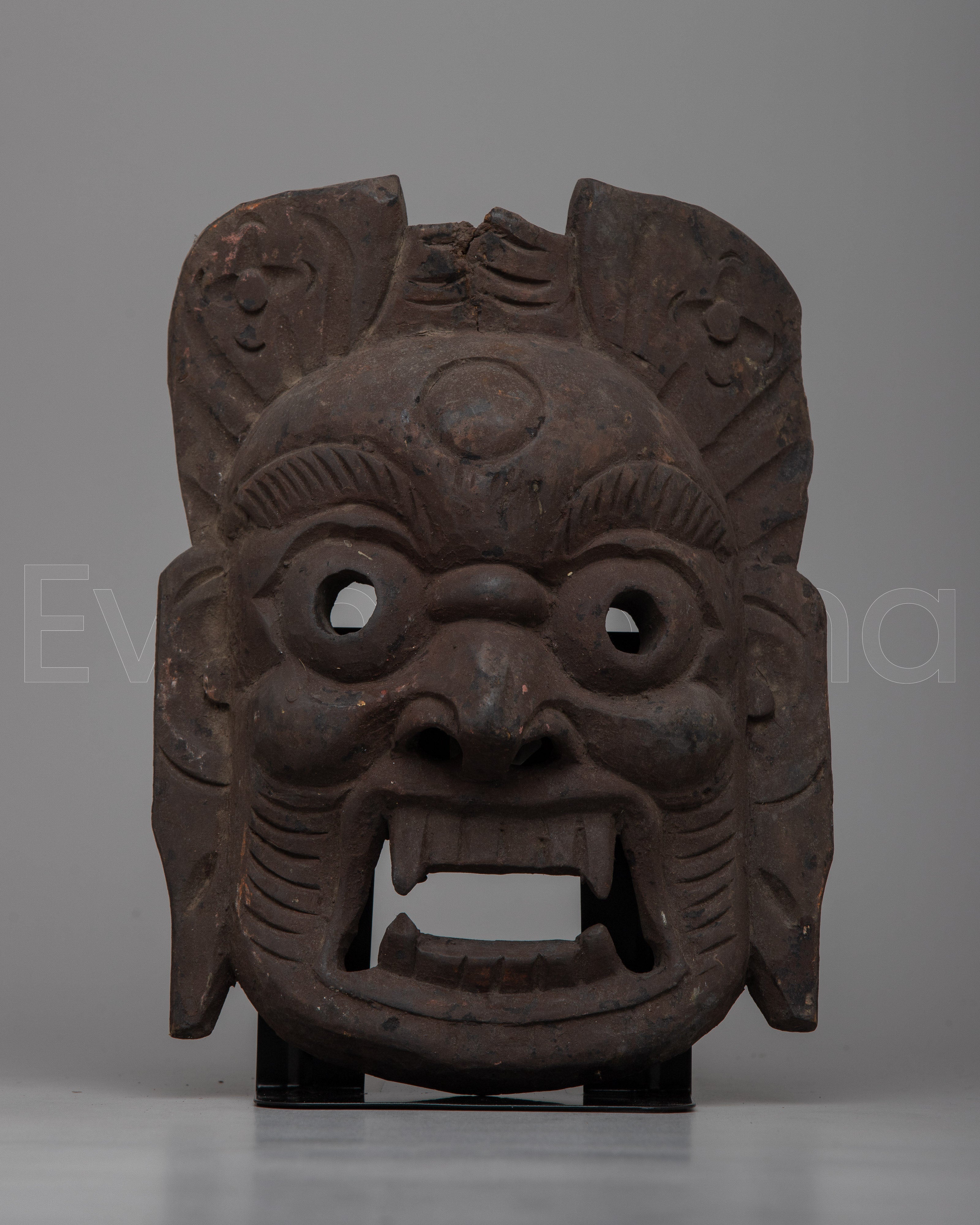 Wooden Mask of Mahakala