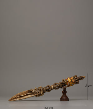 Authentic Phurba with Stand | Embrace Spiritual Power and Tradition