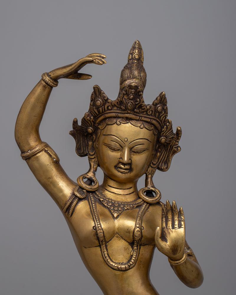 Brass Parbati Statue | Goddess of Love and Devotion