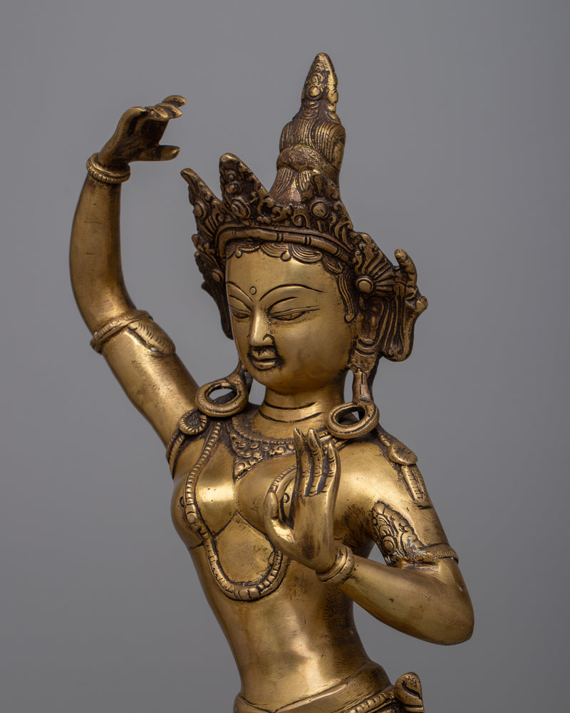 Brass Parbati Statue | Goddess of Love and Devotion